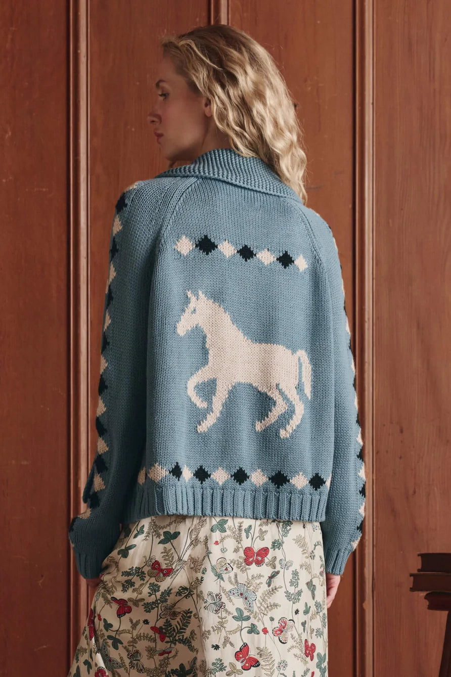 The Stable Lodge Cardigan Sweaters & Knits The Great