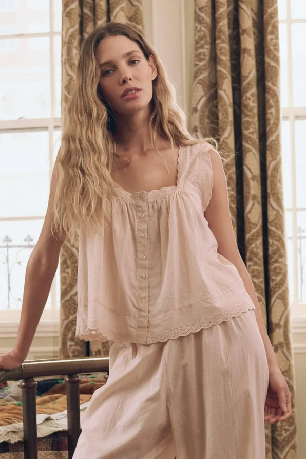 The Eyelet Tank Sleepwear The Great