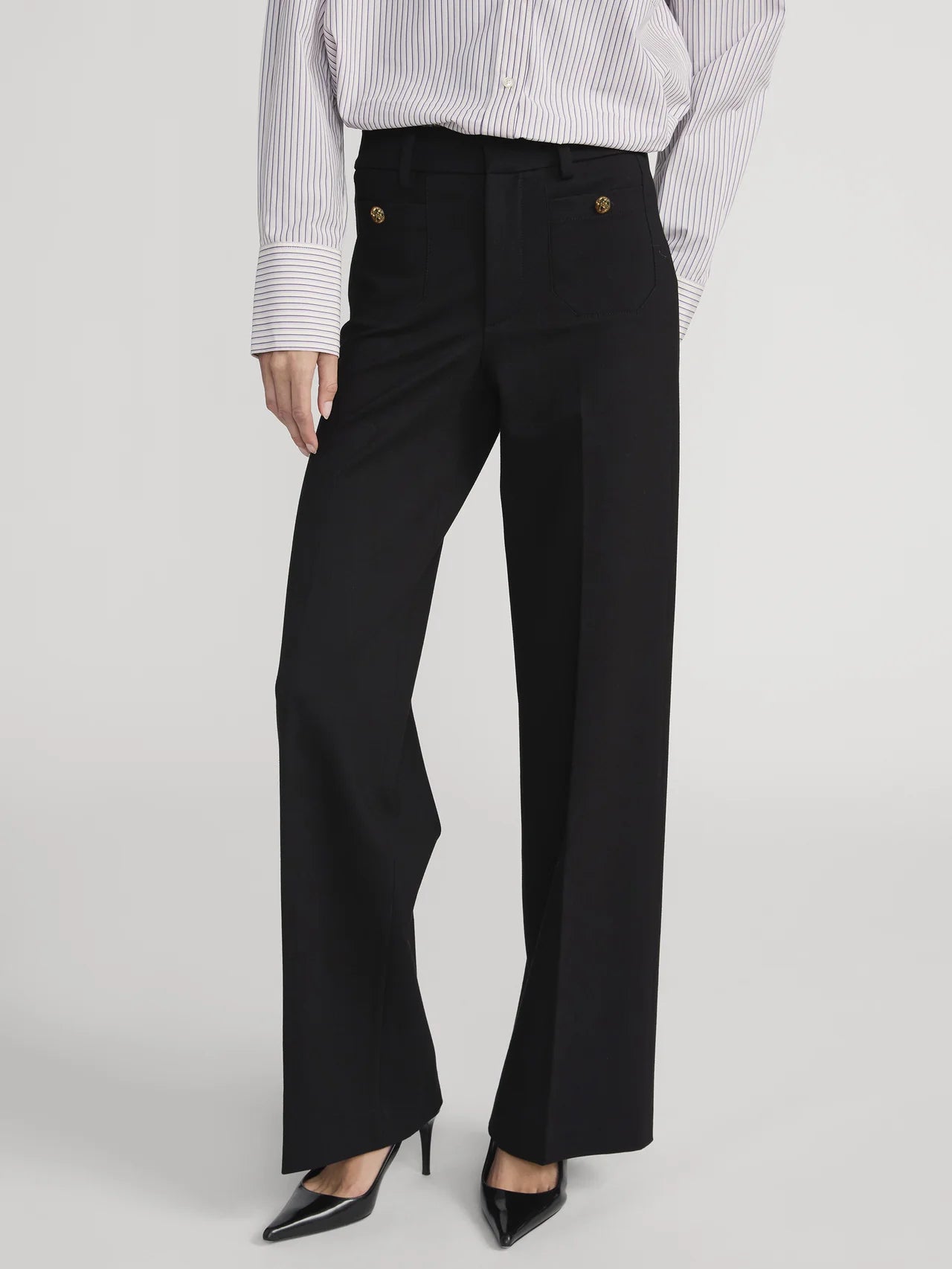 The Slim Palazzo Trouser Pants FRAME