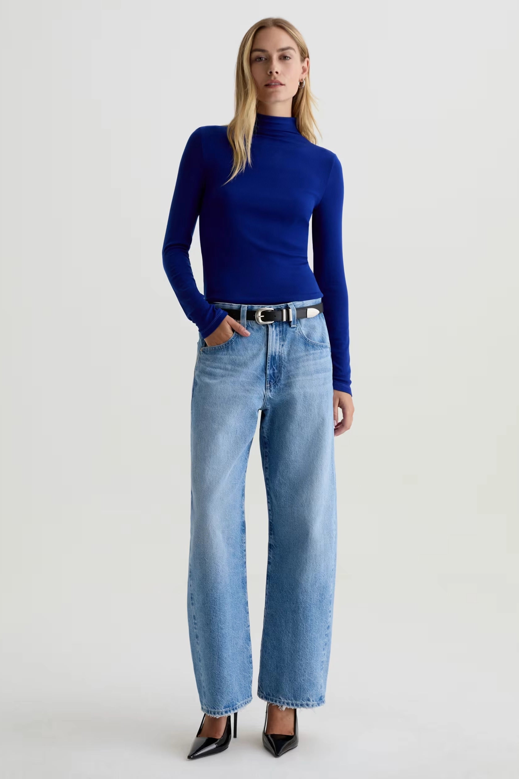 Hattie High-Rise Barrel Pants AG Jeans