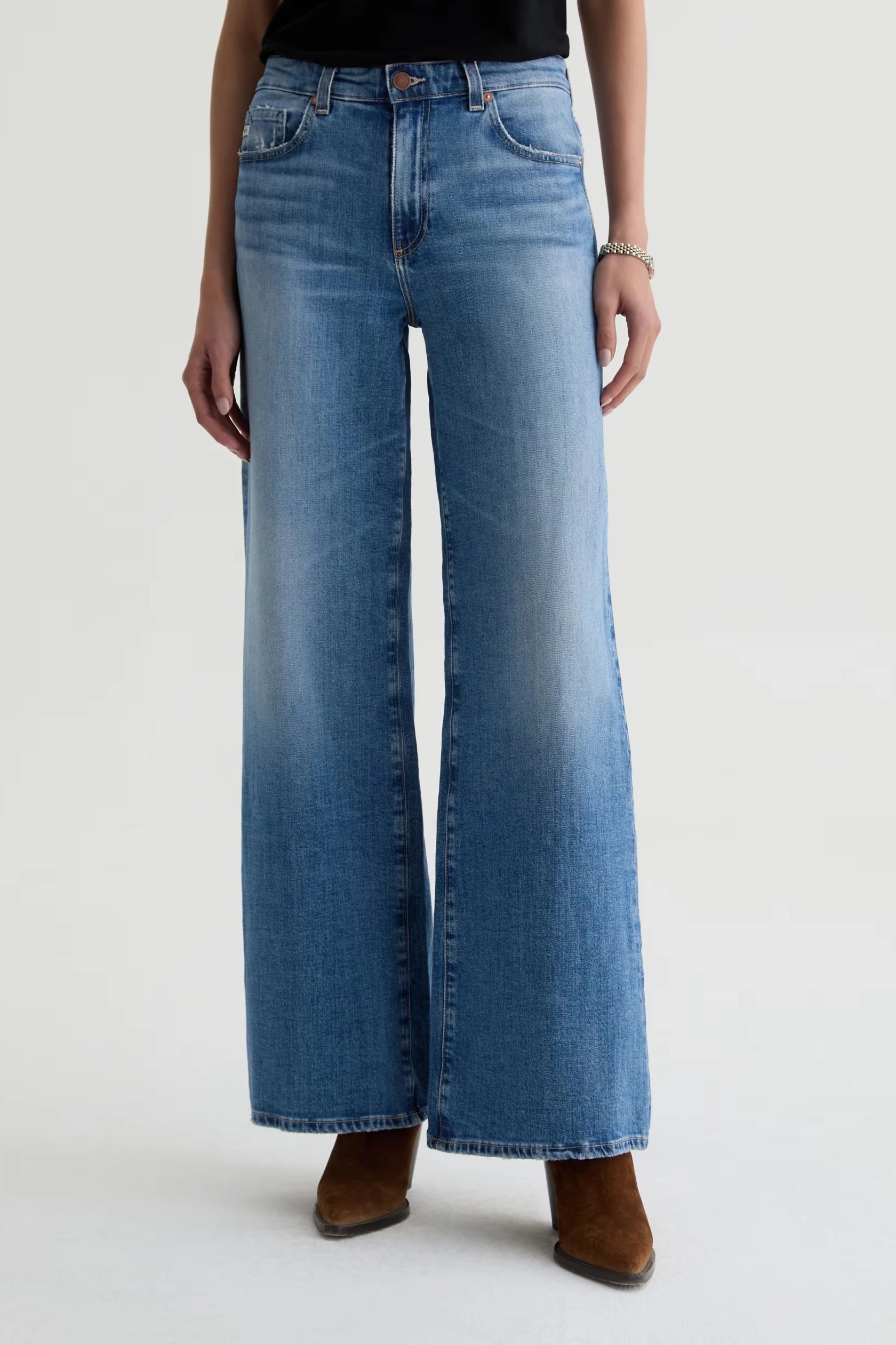 Saige Wide Leg Jean Pants AG Jeans