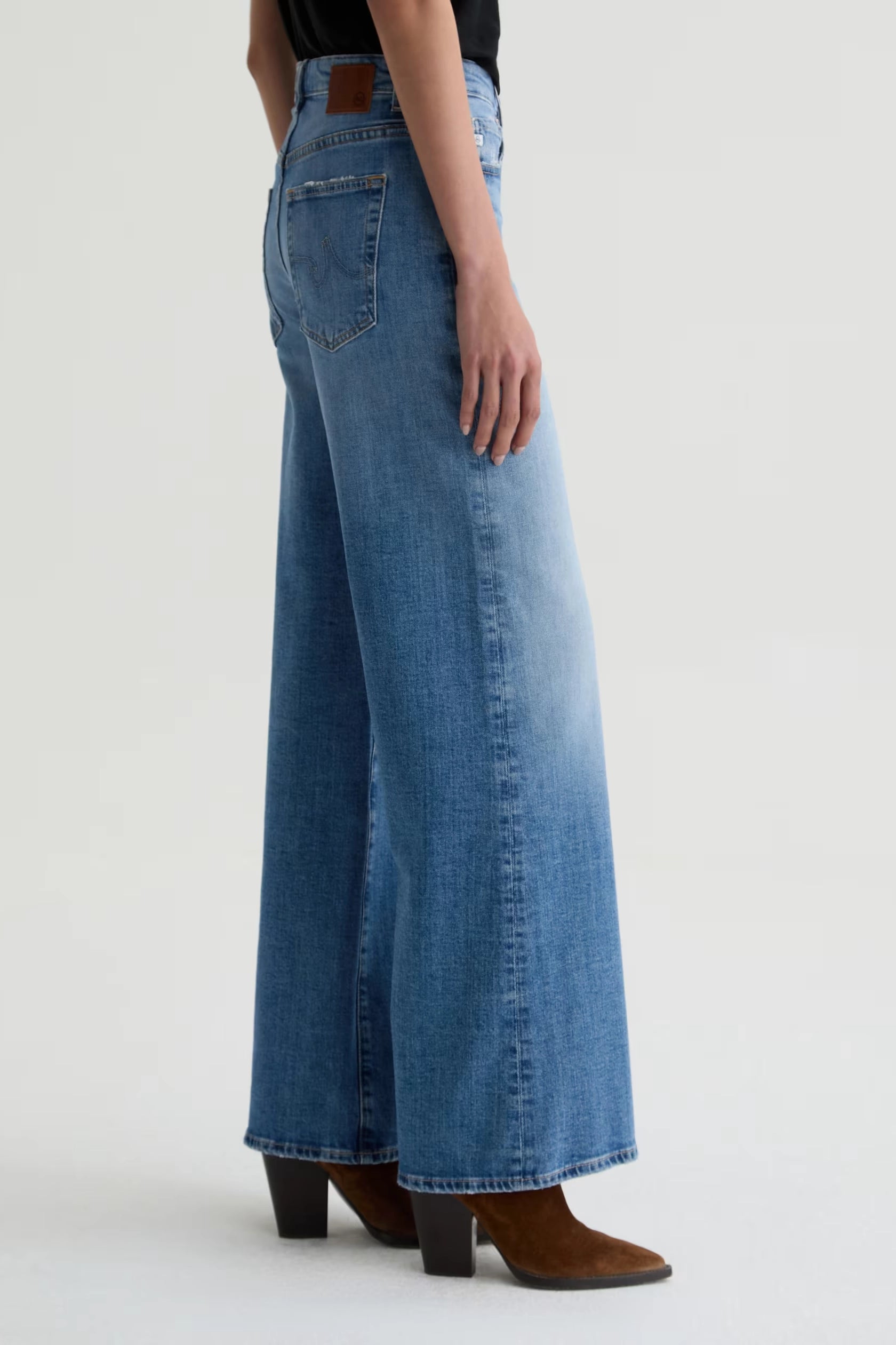 Saige Wide Leg Jean Pants AG Jeans