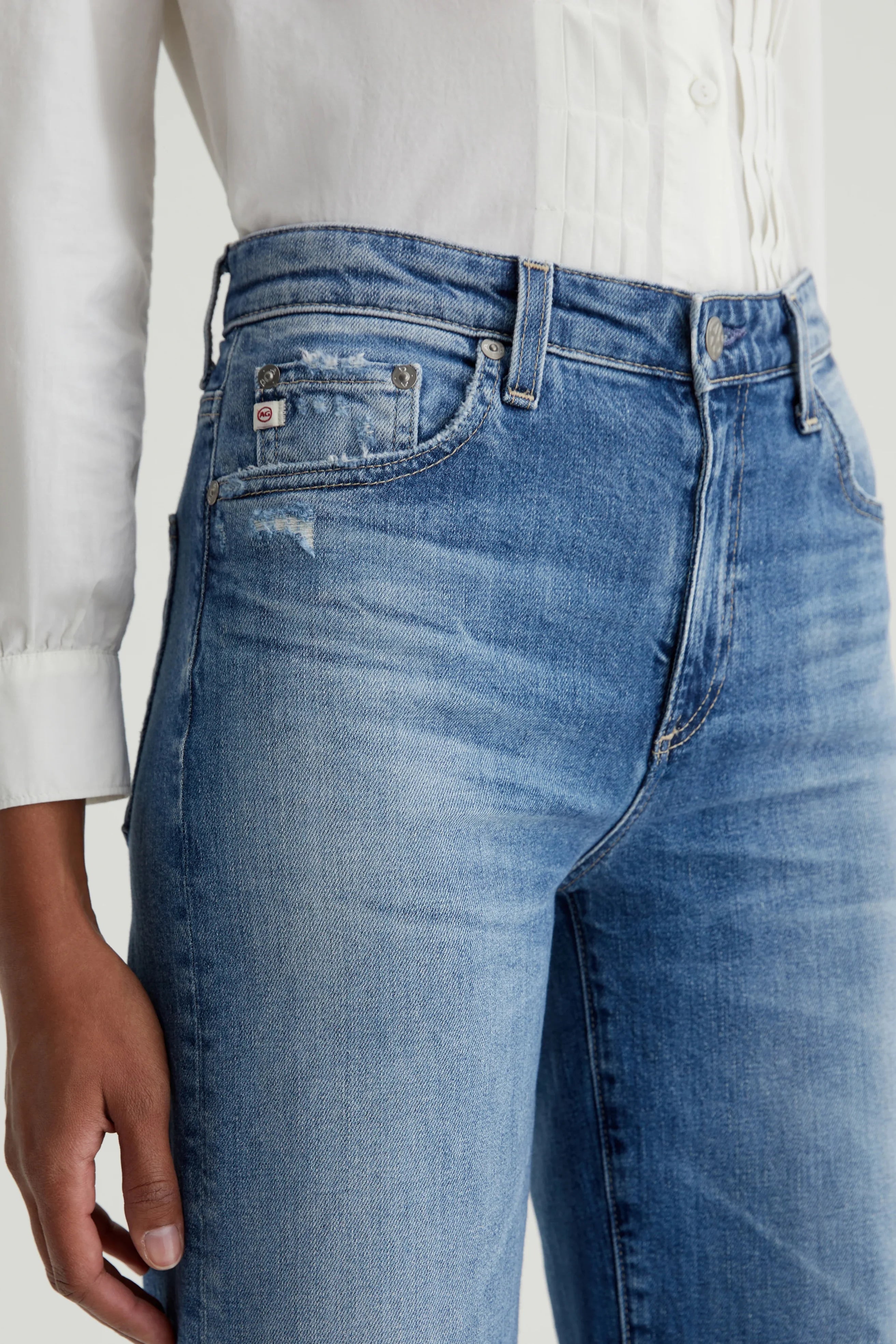 Saige Wide Leg Crop Pants AG Jeans