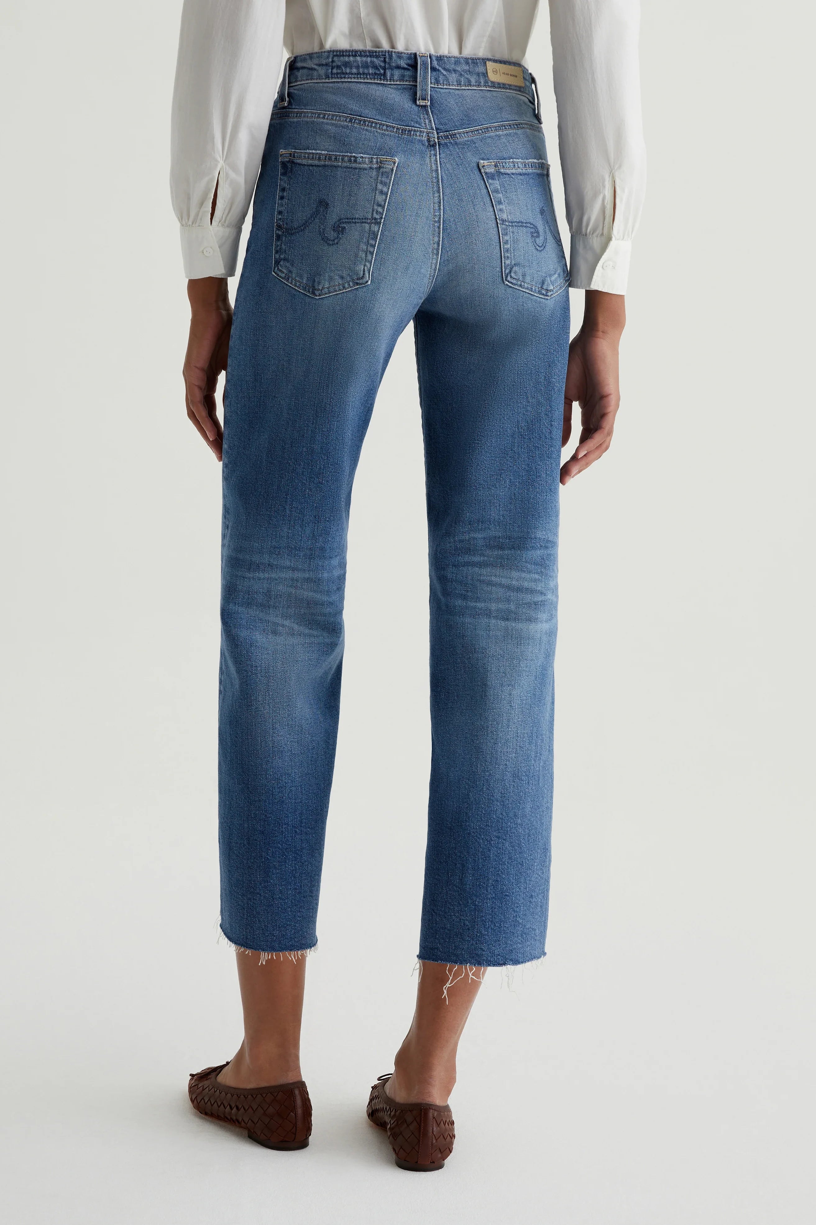 Saige Wide Leg Crop Pants AG Jeans