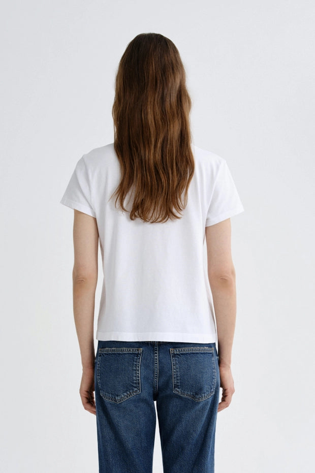 Adine Long Line Crew Tee T-Shirts &amp; Tanks AGOLDE