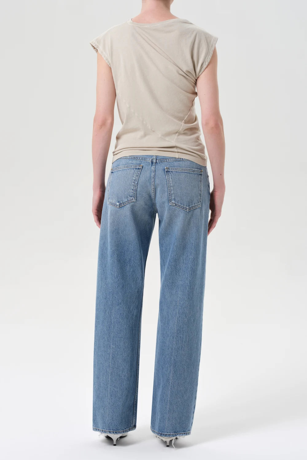 Low Rise Loose Jean Pants Agolde