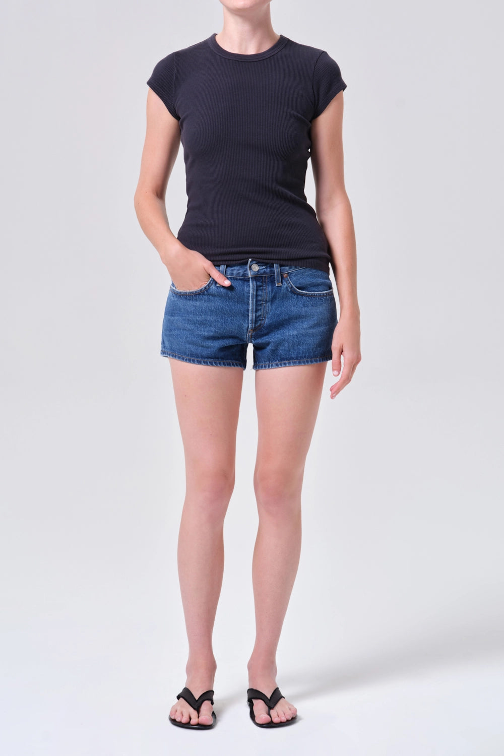 Low Rise Parker Short Shorts Agolde