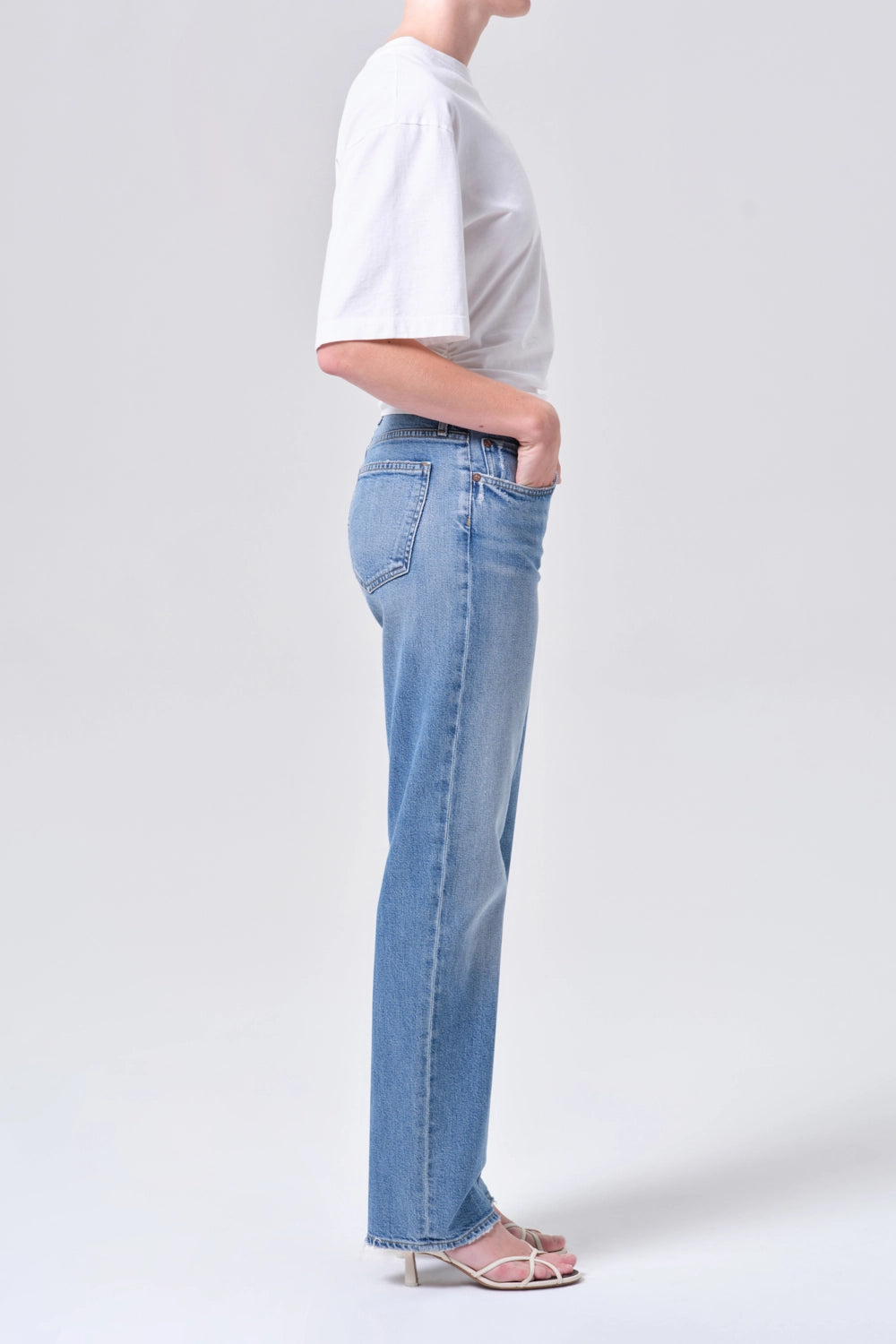Low Rise Slim Pants Agolde