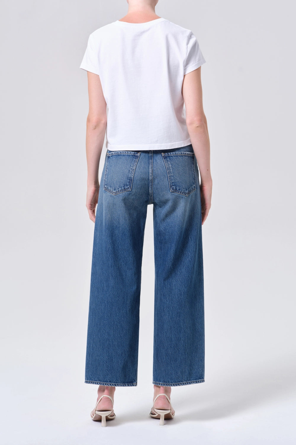 Ren Jean: High Rise Wide Leg Pants Agolde