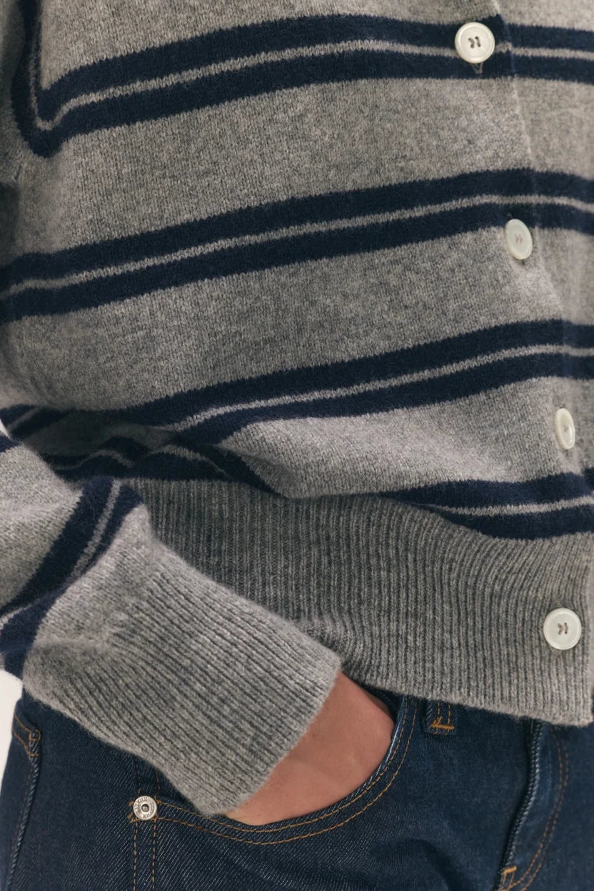 Ada Striped Cardigan