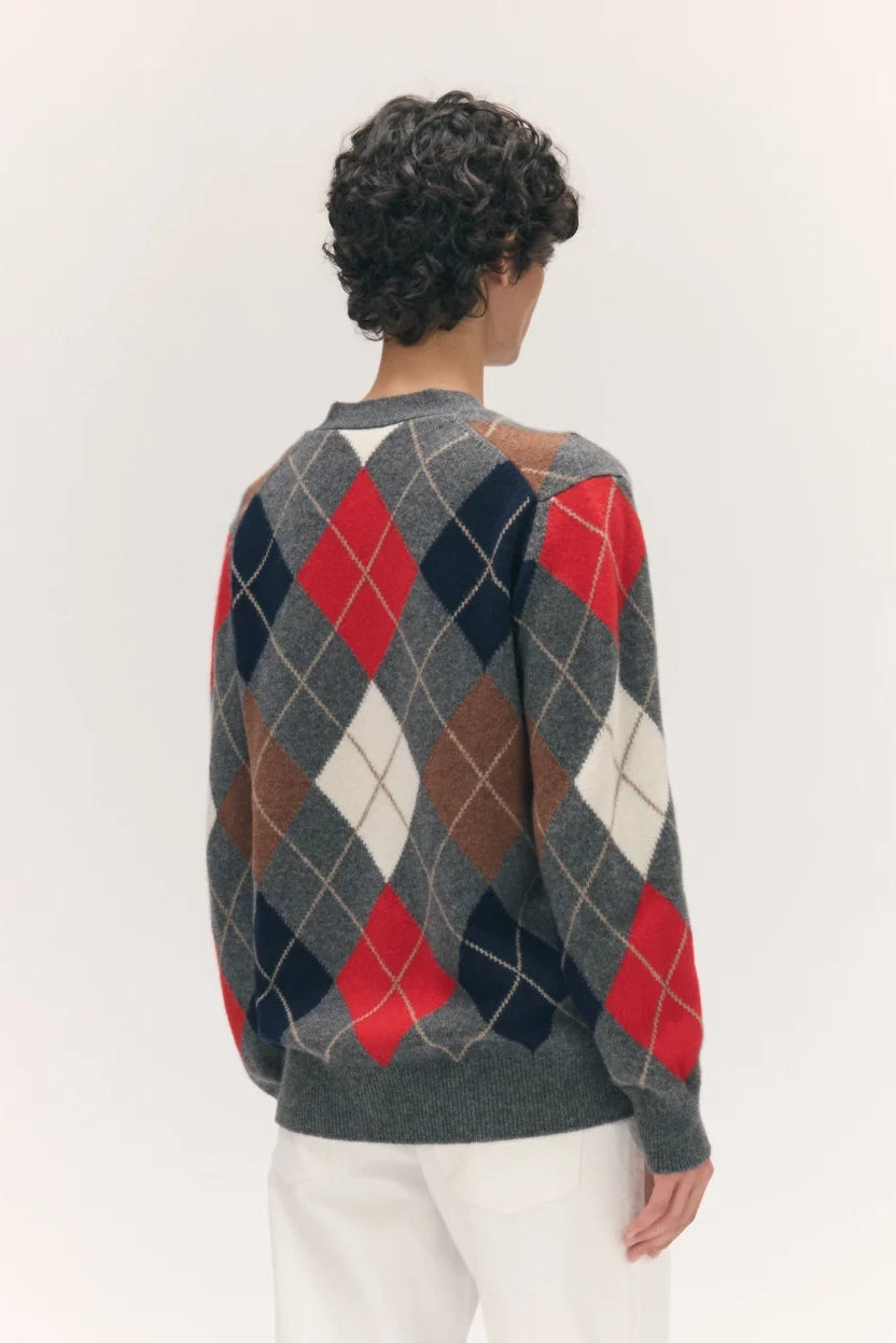 Ava Argyle Cardigan