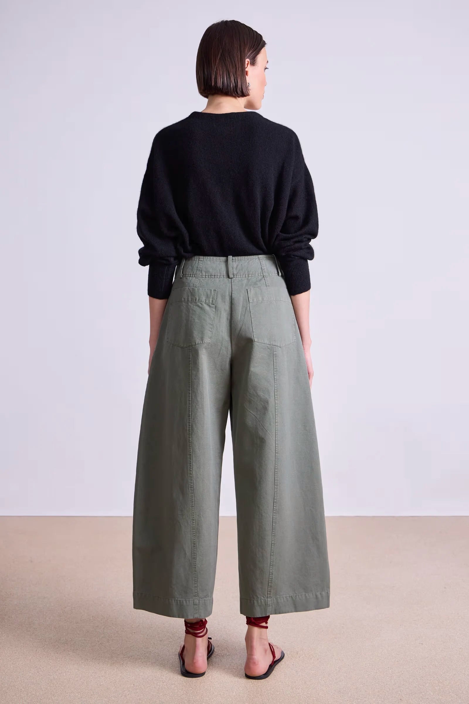 Cropped Cybil Trouser Pants Apiece Apart