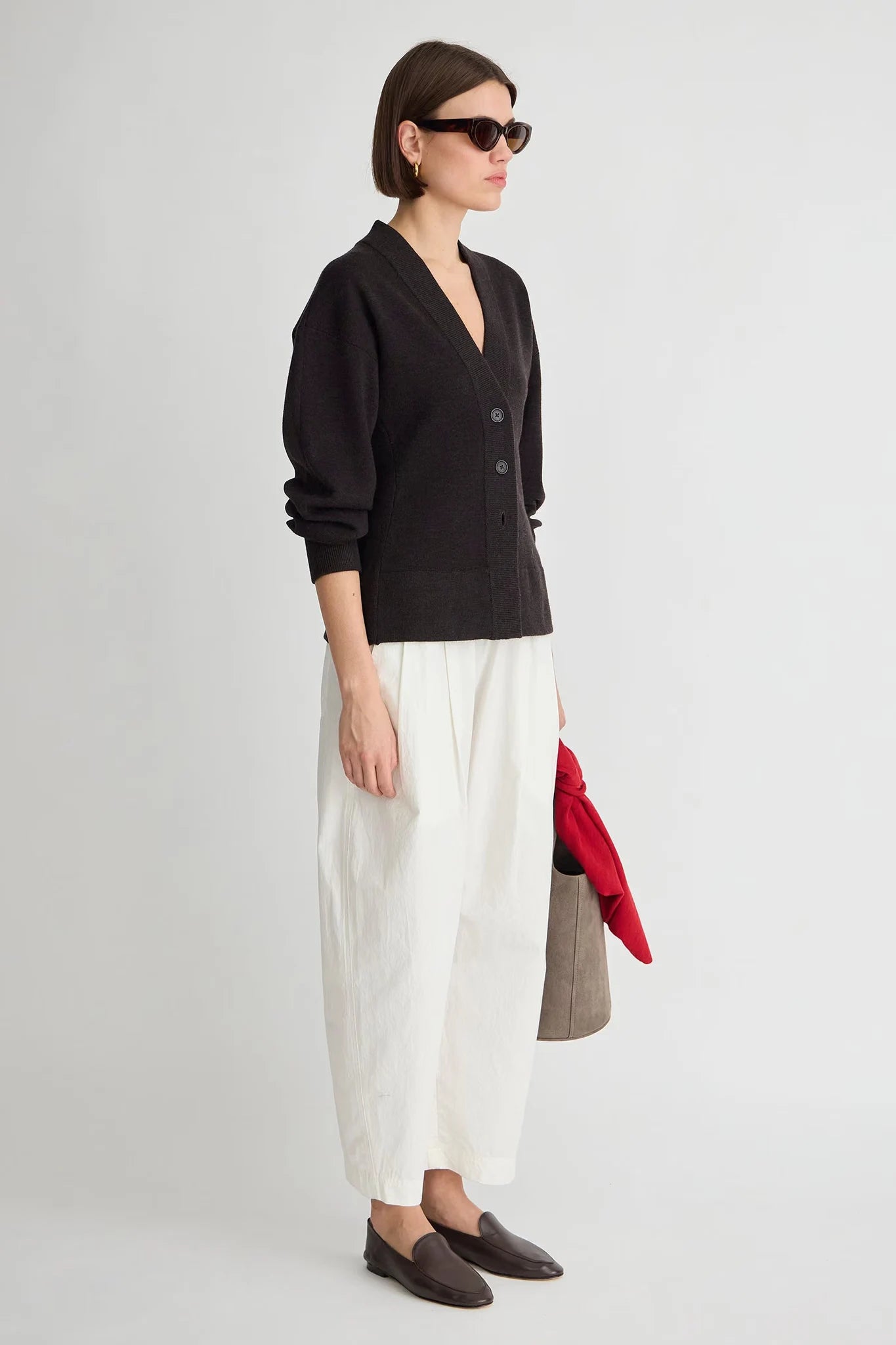 Salina Wool Cinch Cardigan