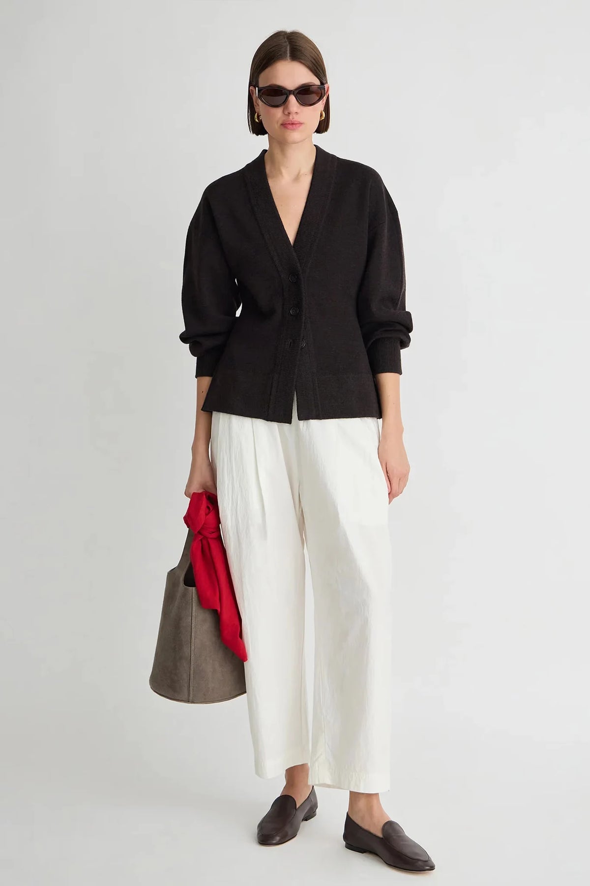 Salina Wool Cinch Cardigan
