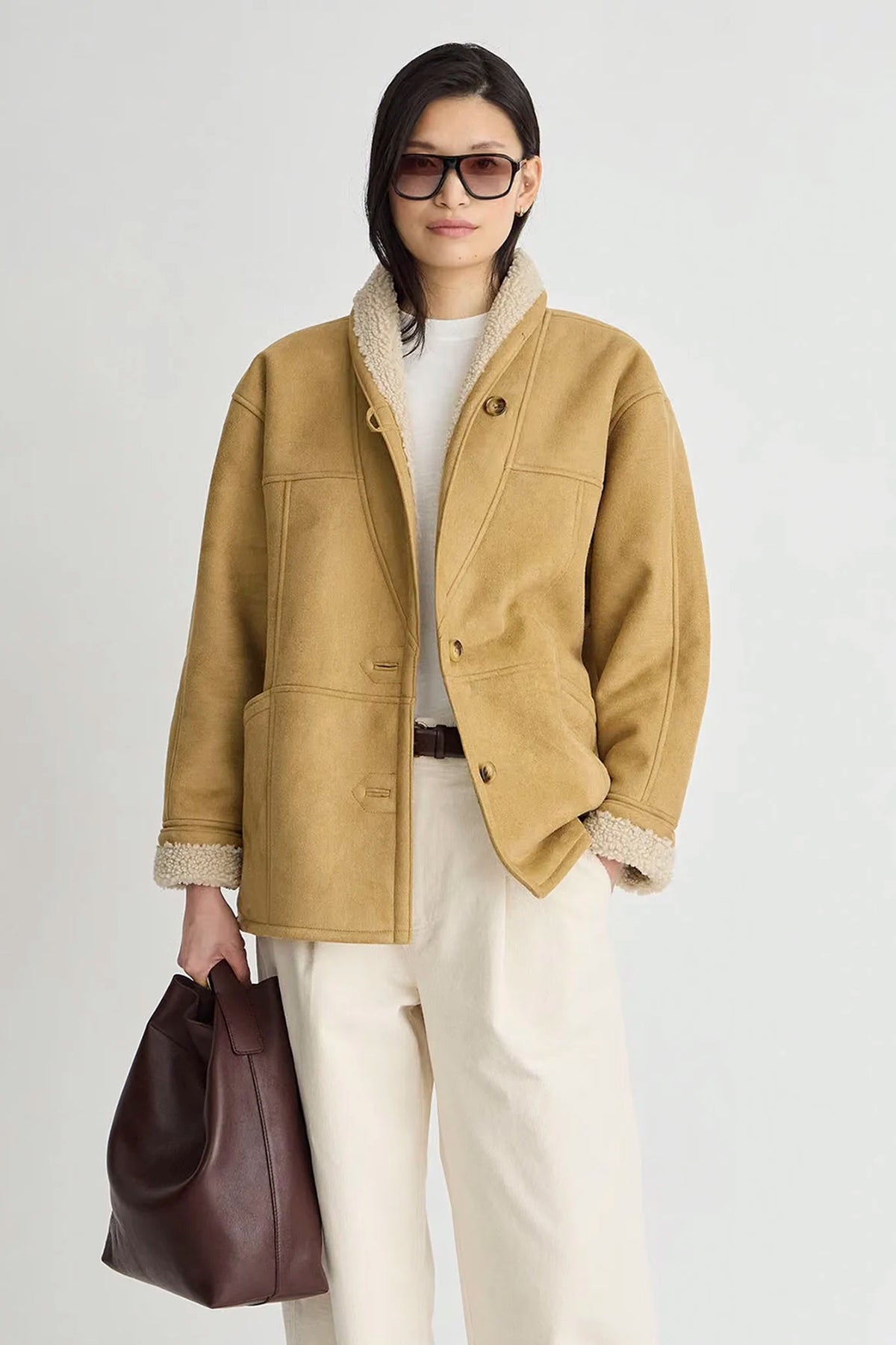 Aspen Reversible Shearling Jacket Jackets & Coats Apiece Apart