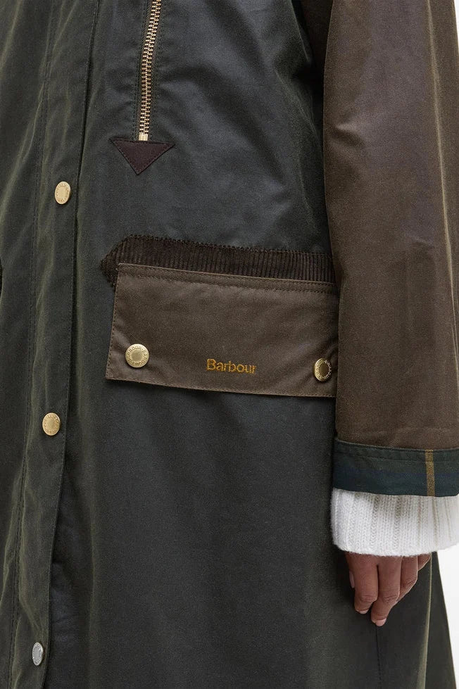 Evette Waxed Car Coat Jackets &amp; Coats Barbour