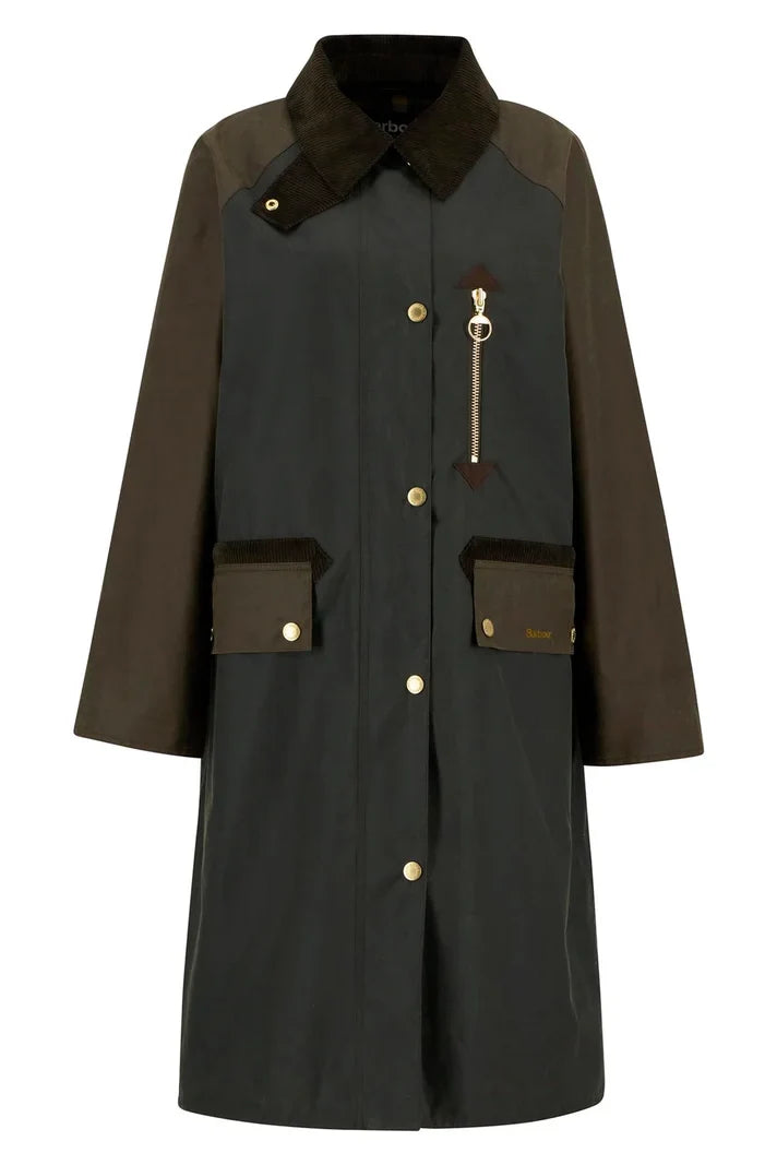Evette Waxed Car Coat Jackets &amp; Coats Barbour