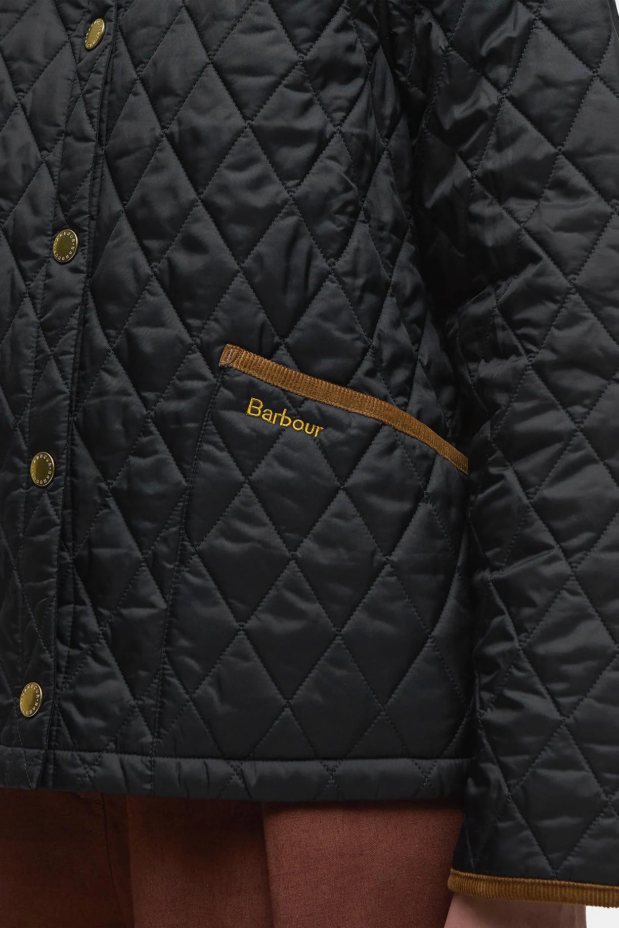 Icons Cropped Liddesdale Quilted Jacket Jackets &amp; Coats Barbour