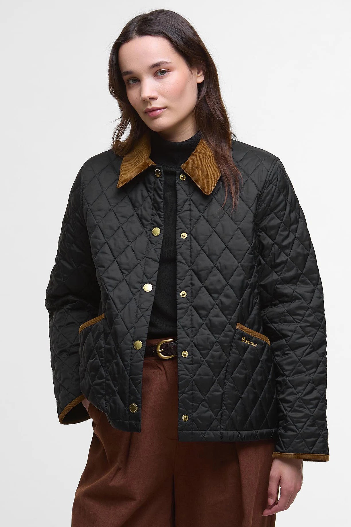 Icons Cropped Liddesdale Quilted Jacket Jackets & Coats Barbour
