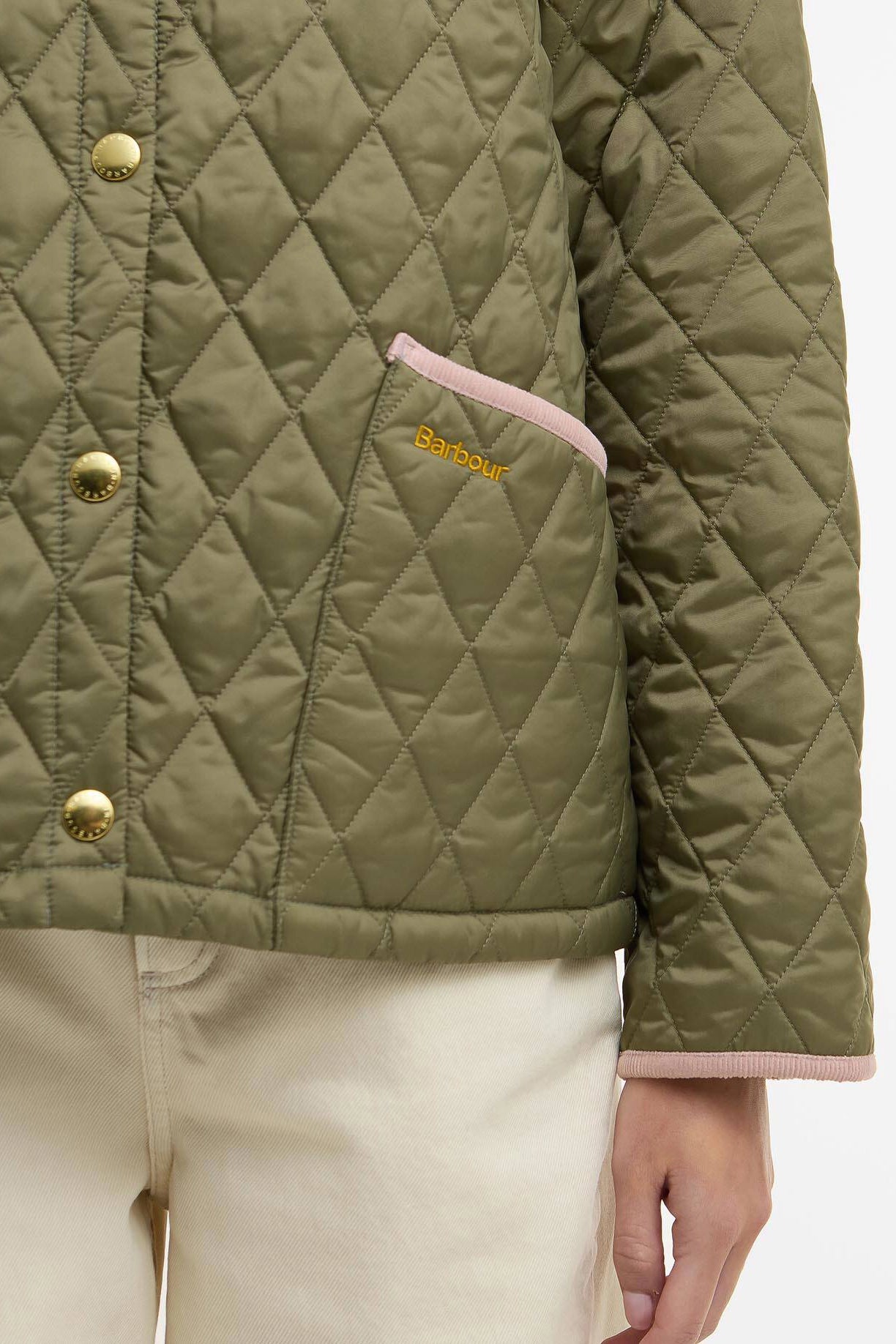 Icons Cropped Liddesdale Quilted Jacket Jackets &amp; Coats Barbour