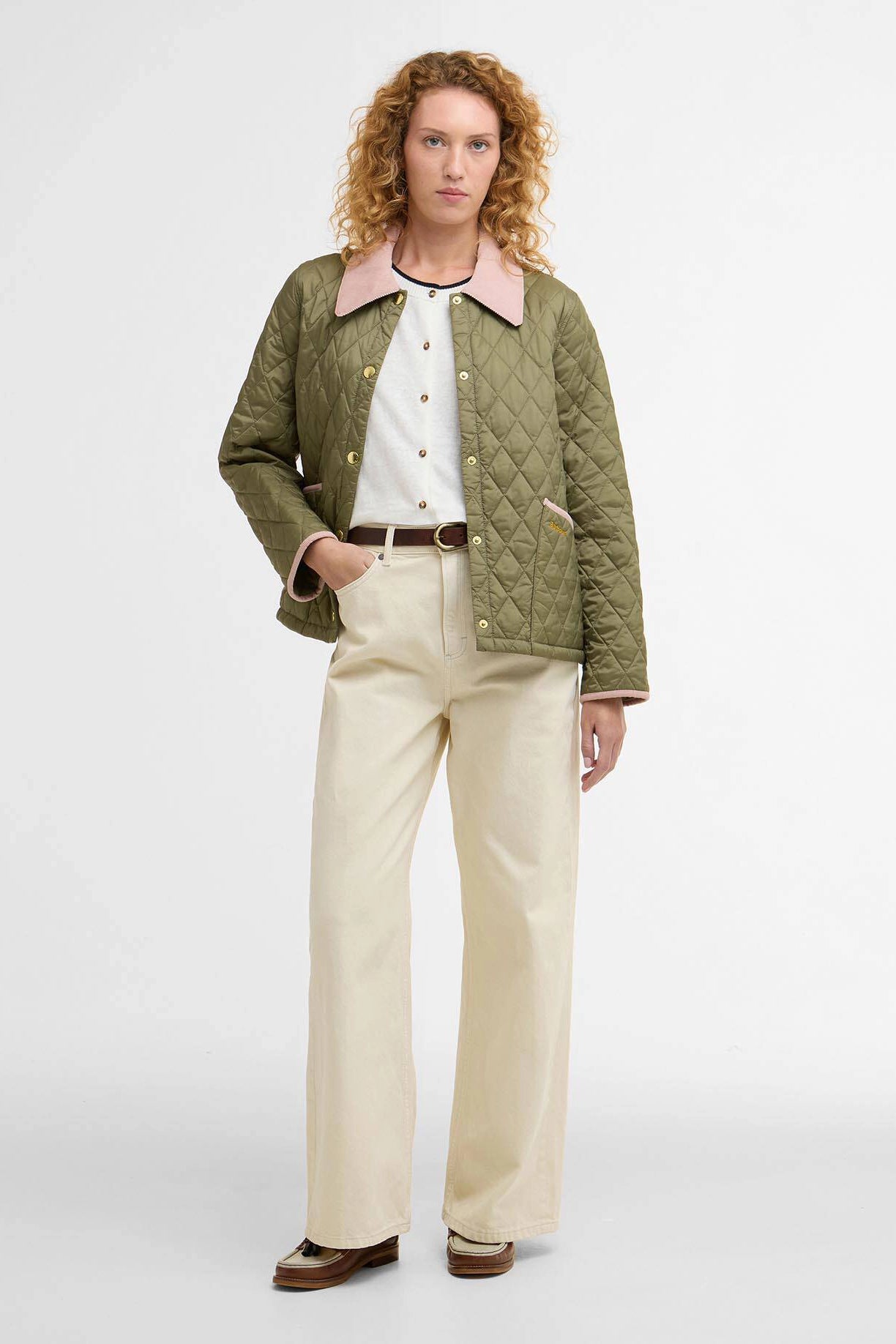 Icons Cropped Liddesdale Quilted Jacket Jackets &amp; Coats Barbour