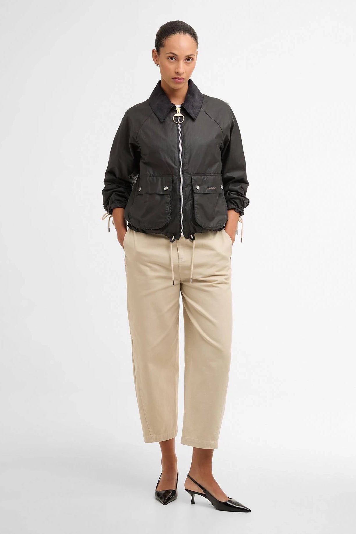 Marron Waxed Jacket Jackets &amp; Coats Barbour