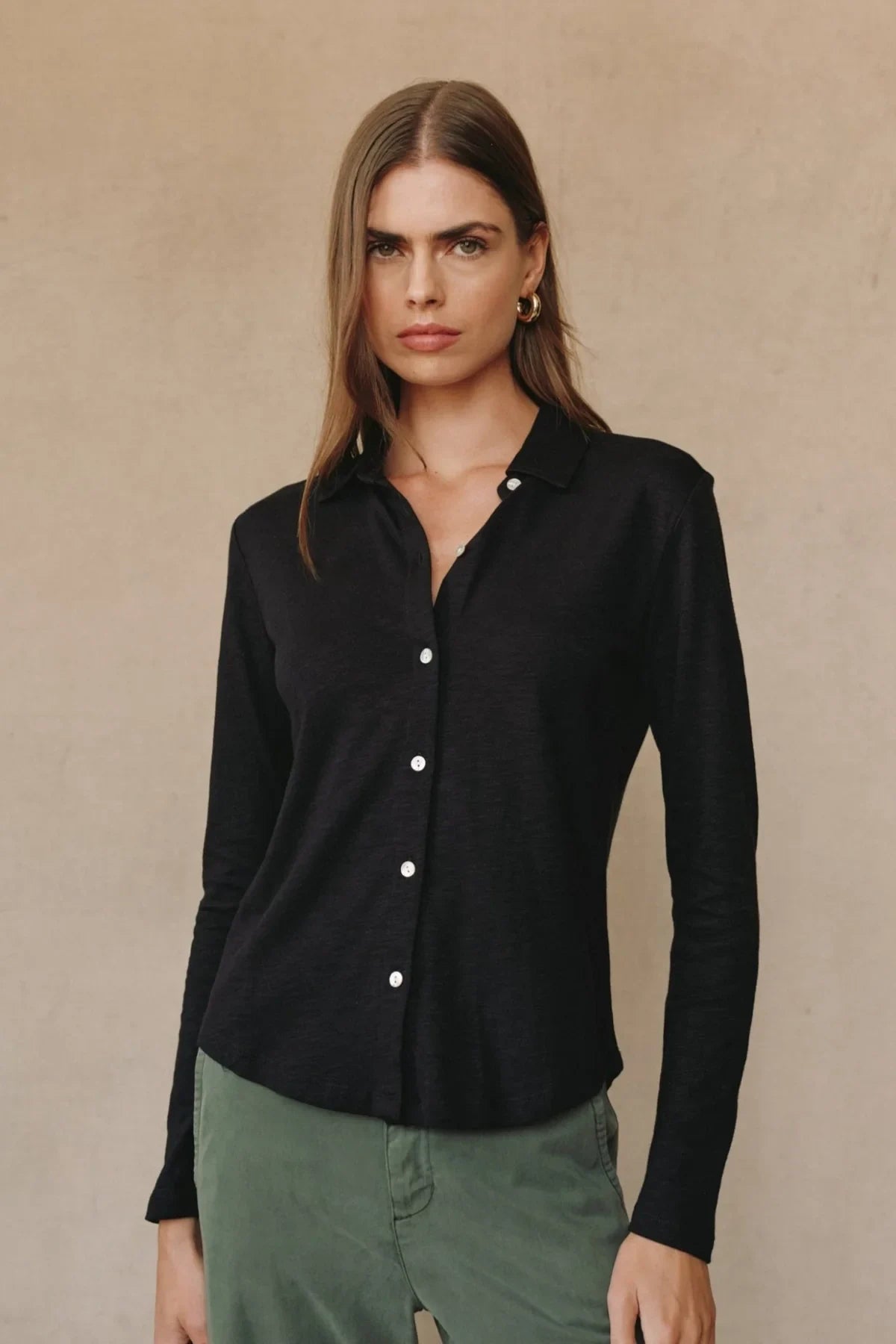 Long Sleeve Knit Button Down Tops Bella Dahl