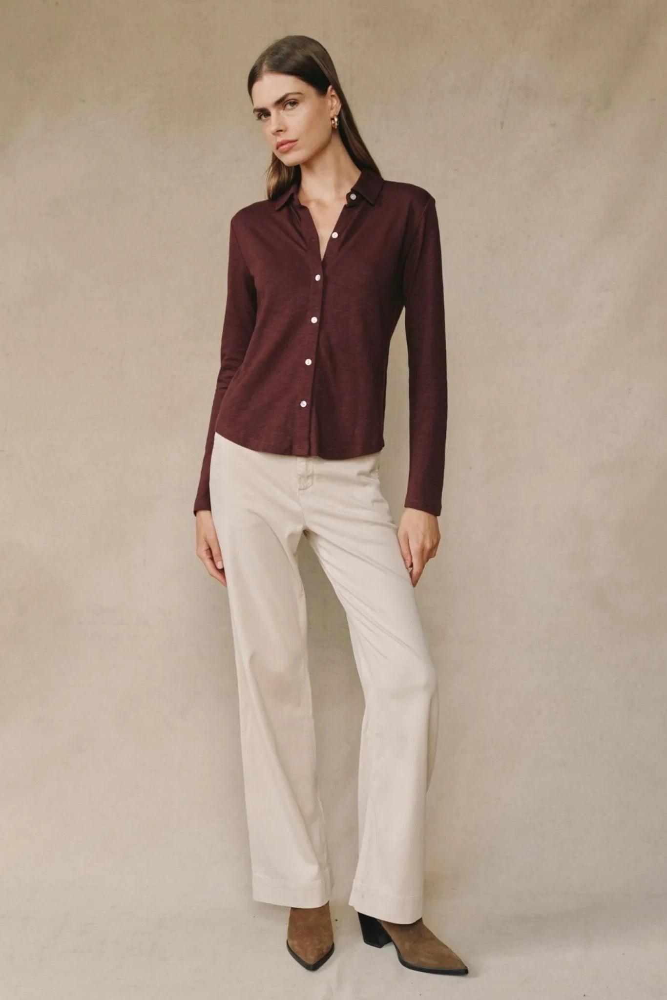 Long Sleeve Knit Button Down Tops Bella Dahl