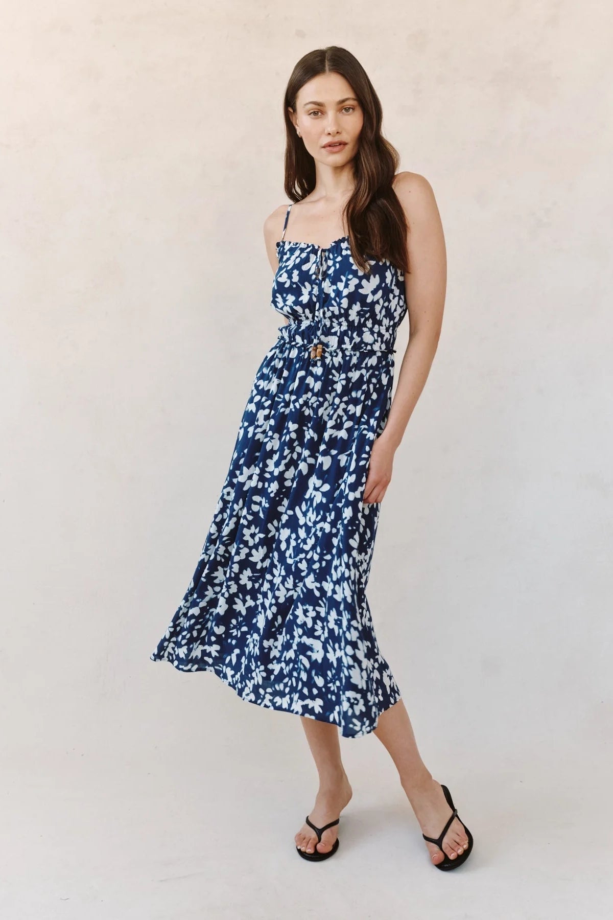 Elastic Waist Midi Dress Dresses Bella Dahl