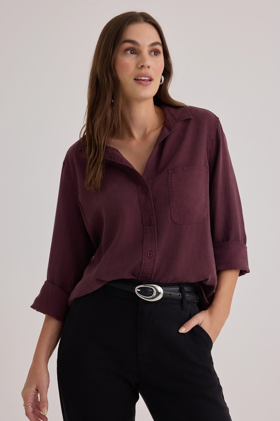 Shirt Tail Button Down Tops Bella Dahl