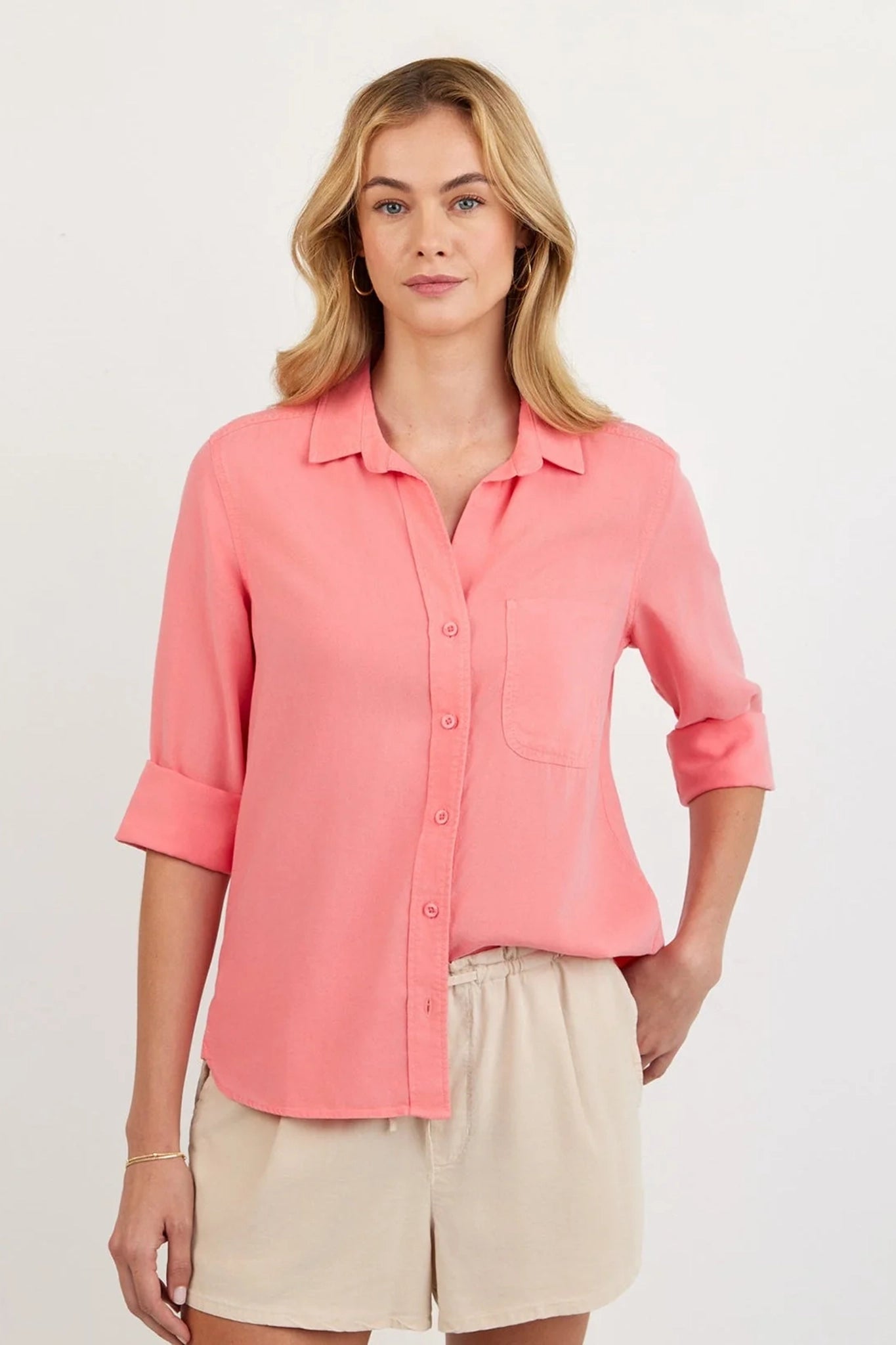 Shirt Tail Button Down Tops Bella Dahl