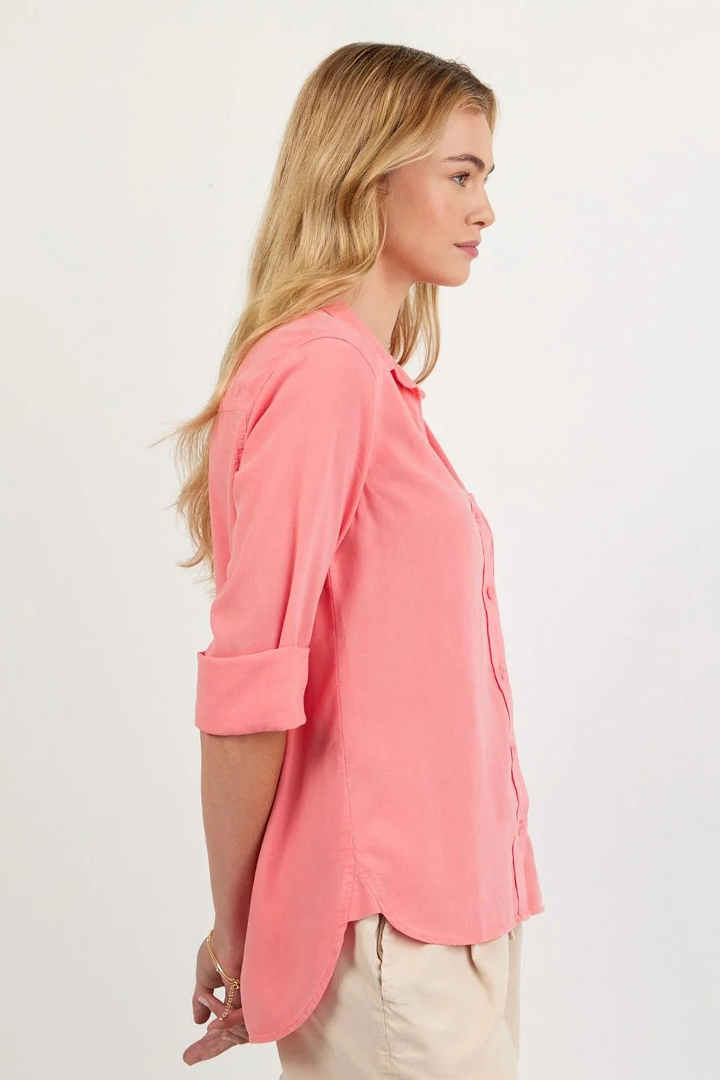 Shirt Tail Button Down Tops Bella Dahl