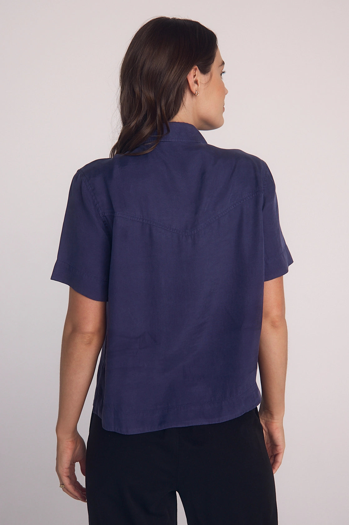 Short Sleeve Flowy Button Down Tops Bella Dahl