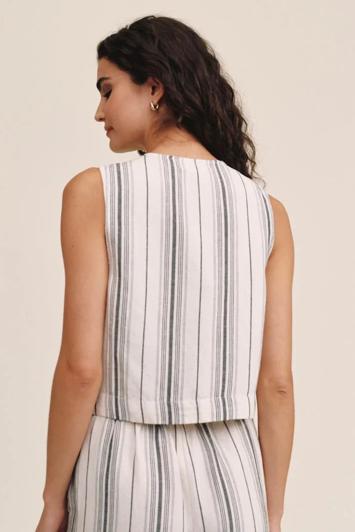 Sleeveless Button Front Top Shirts &amp; Tops Bella Dahl
