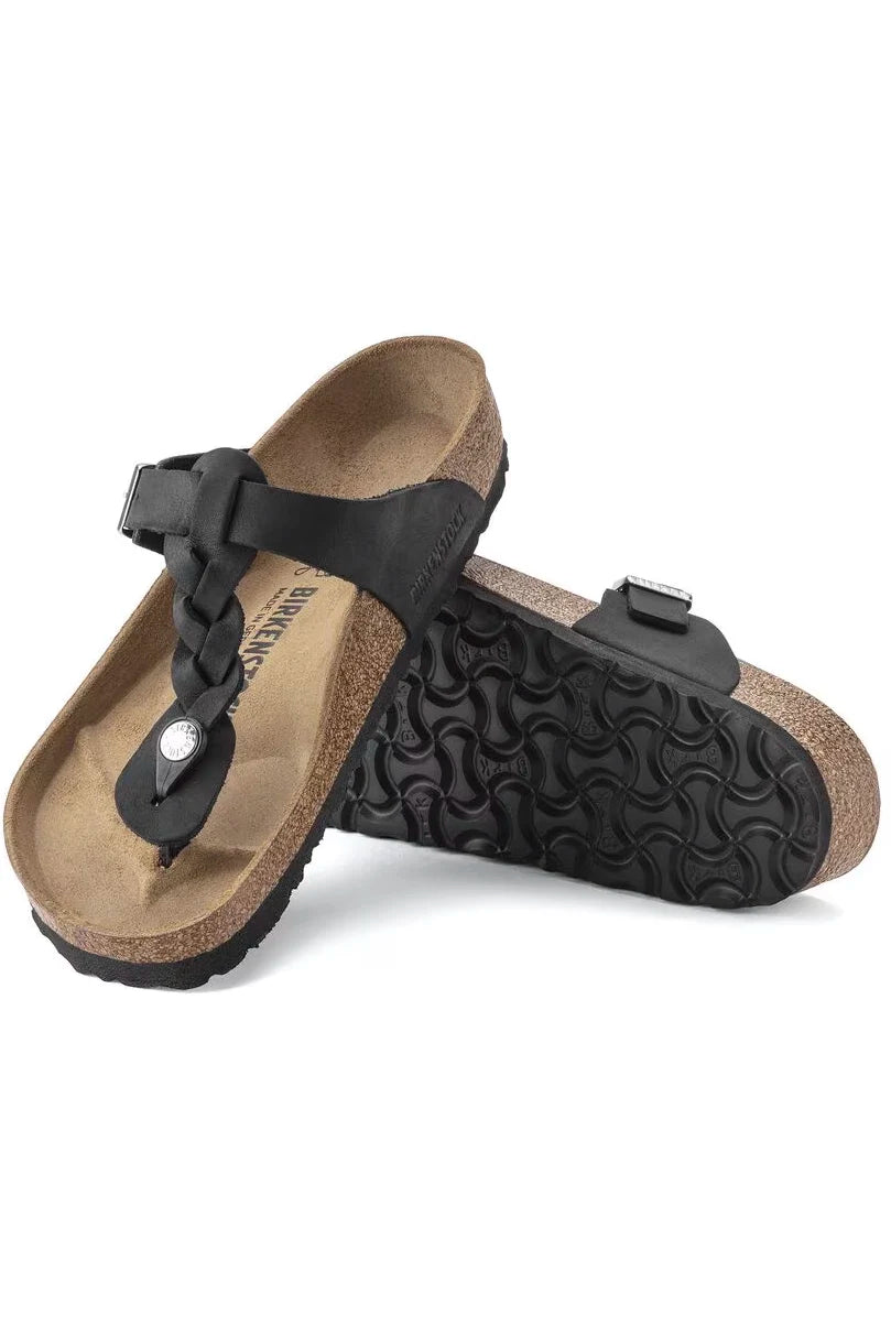 Gizeh Braided Oiled Leather Footwear Birkenstock