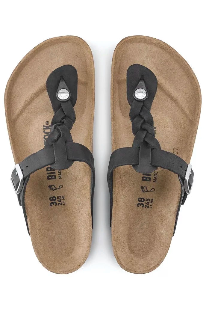 Gizeh Braided Oiled Leather Footwear Birkenstock