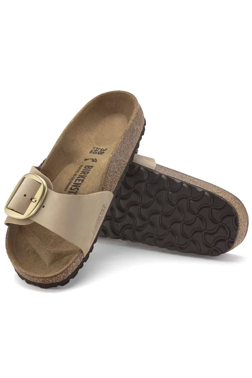Madrid Big Buckle Nubuck Leather Footwear Birkenstock