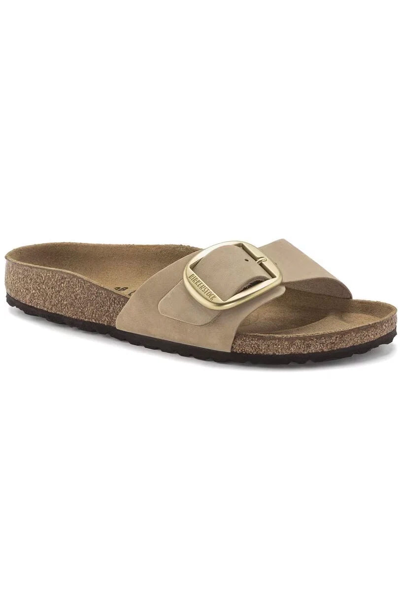 Madrid Big Buckle Nubuck Leather Footwear Birkenstock
