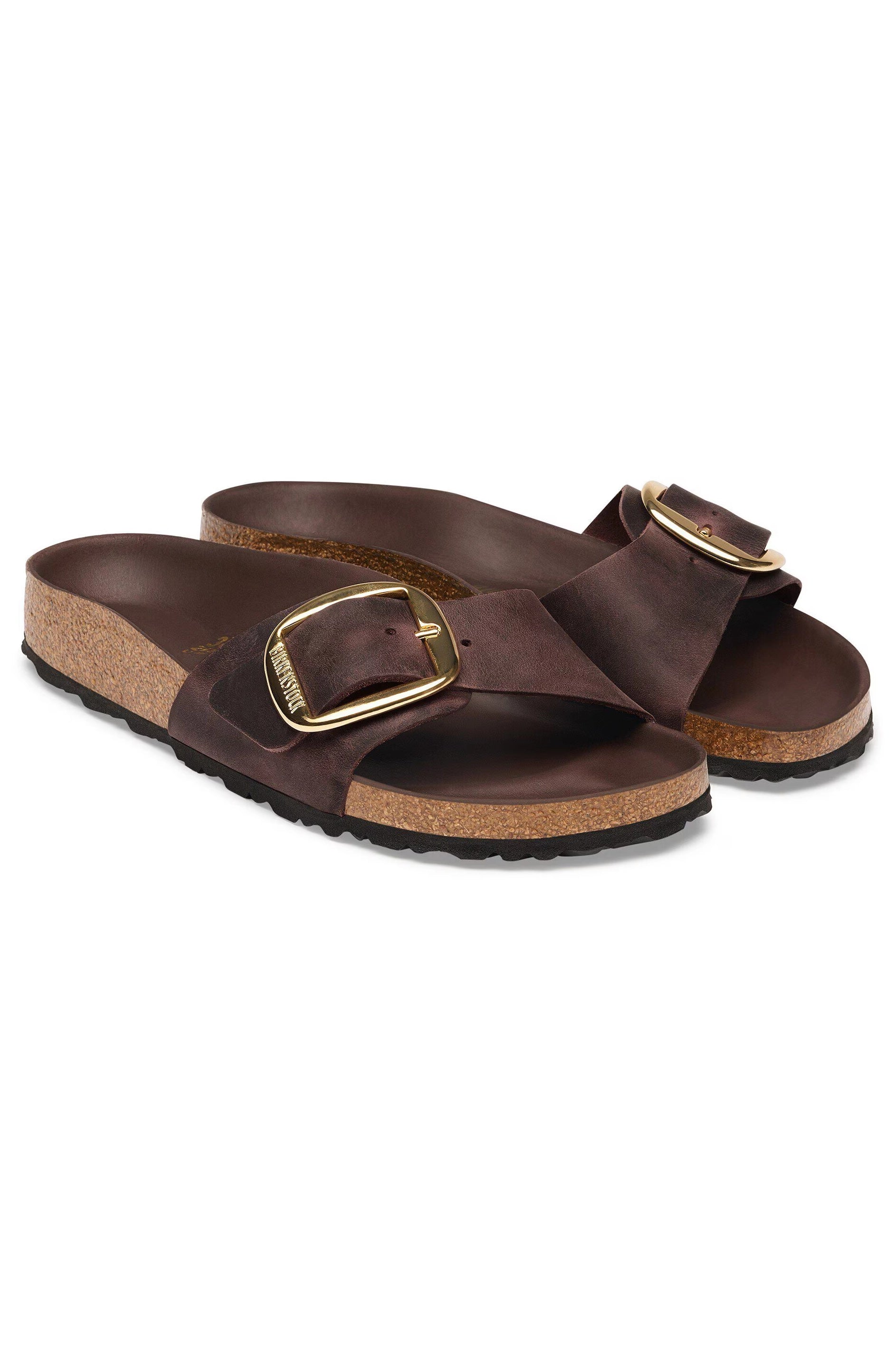 Madrid Big Buckle Natural Leather Oiled Footwear Birkenstock
