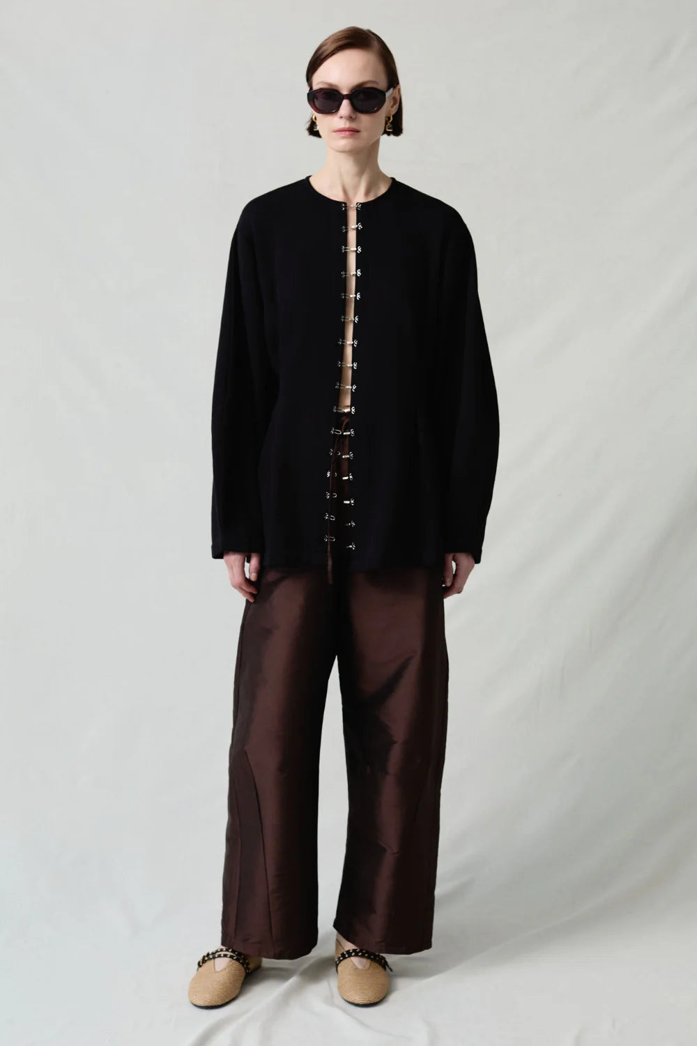 Pinch Waist Cardigan Jackets &amp; Coats Chan Luu