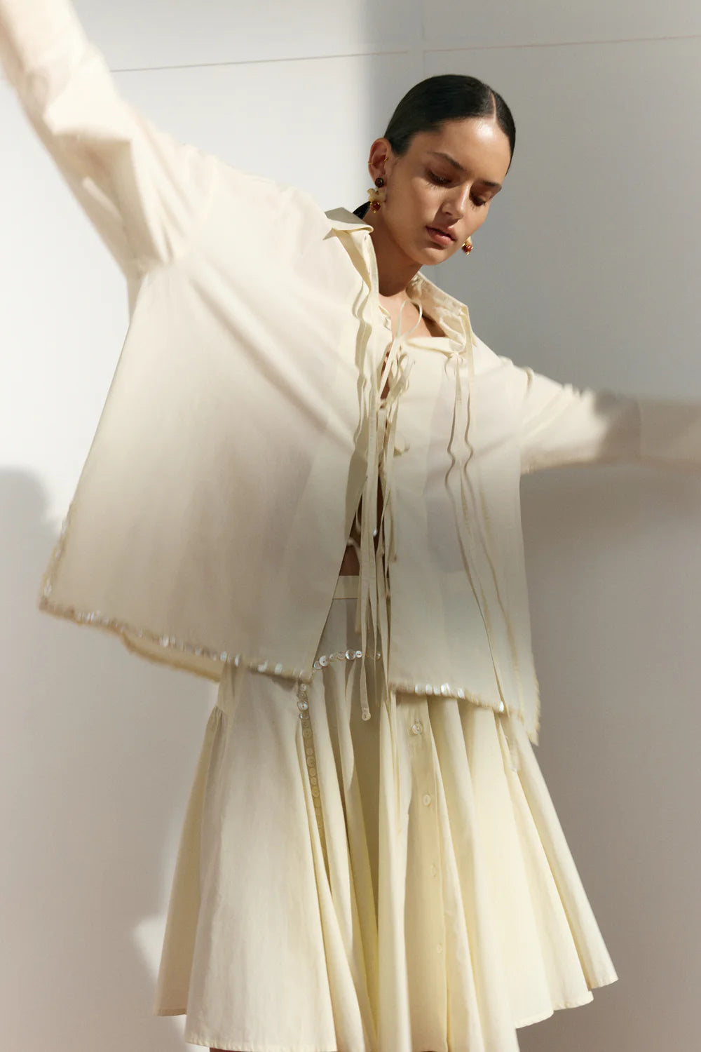 Shoelace Shirt Shirts &amp; Tops Chan Luu