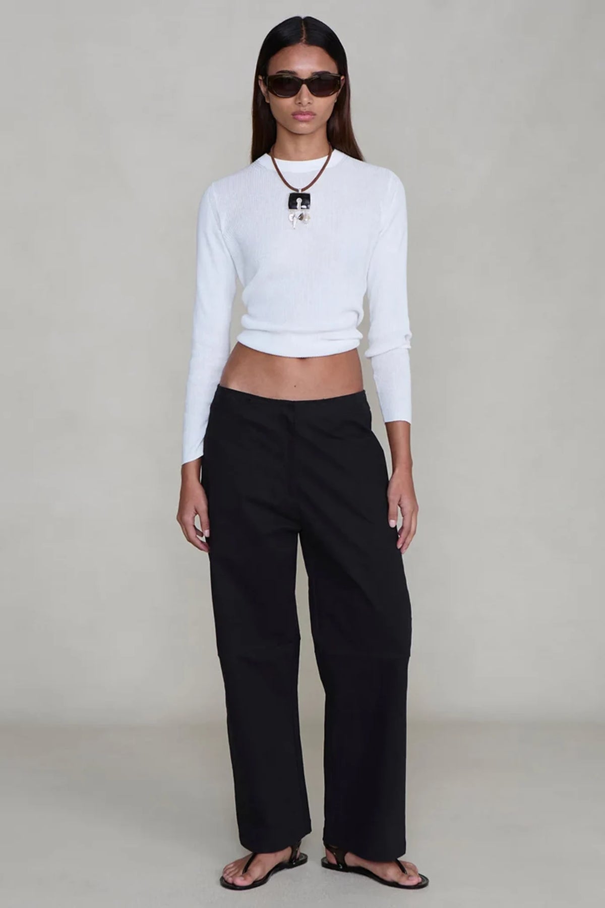 Back Snap Straight Leg Pant Pants Chan Luu