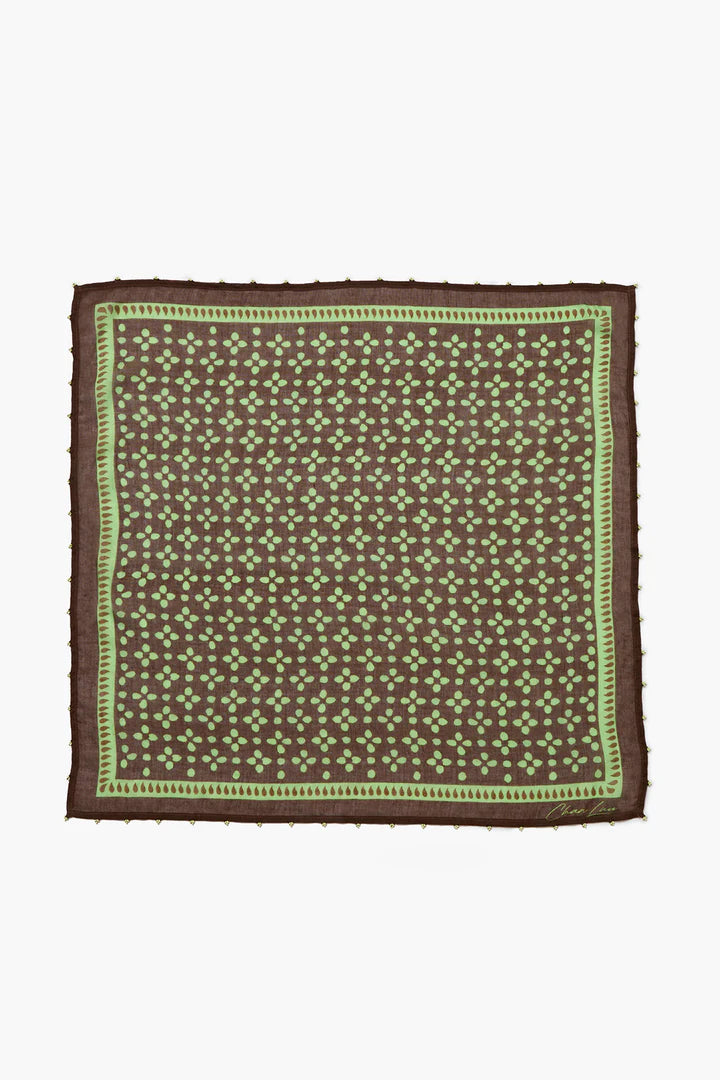 Beaded Floral Bandana Scarves Chan Luu