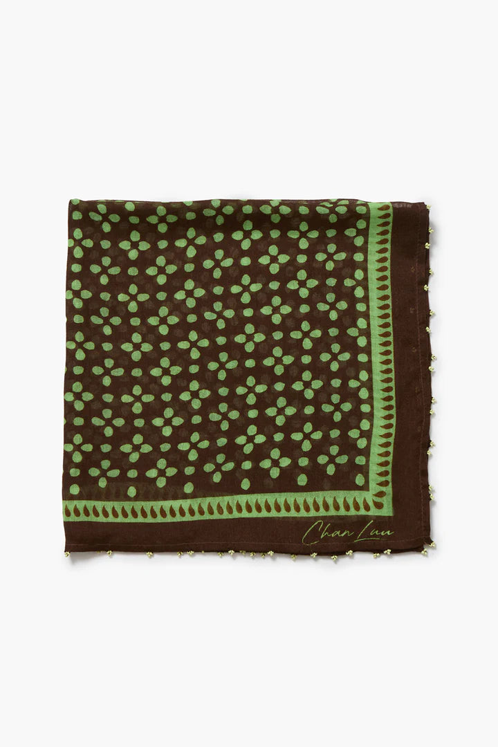 Beaded Floral Bandana Scarves Chan Luu