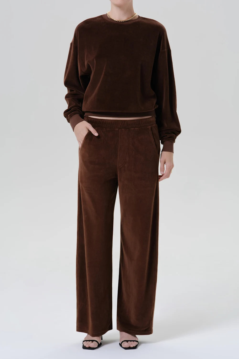 Brynn Drawstring Plush Velour Pant Pants Citizens of Humanity