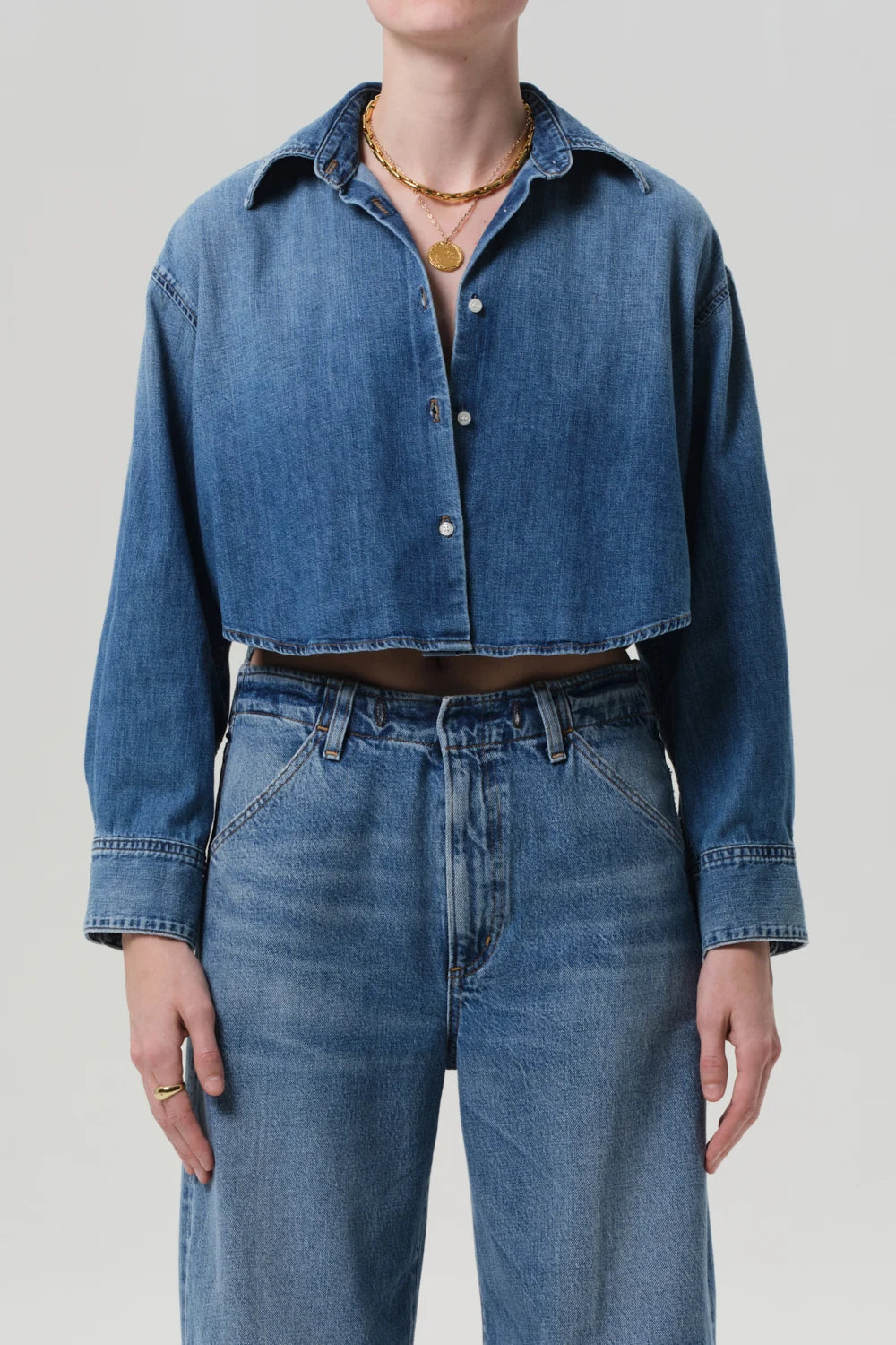 Ana Cropped Shirt Tops Citizens of Humanity