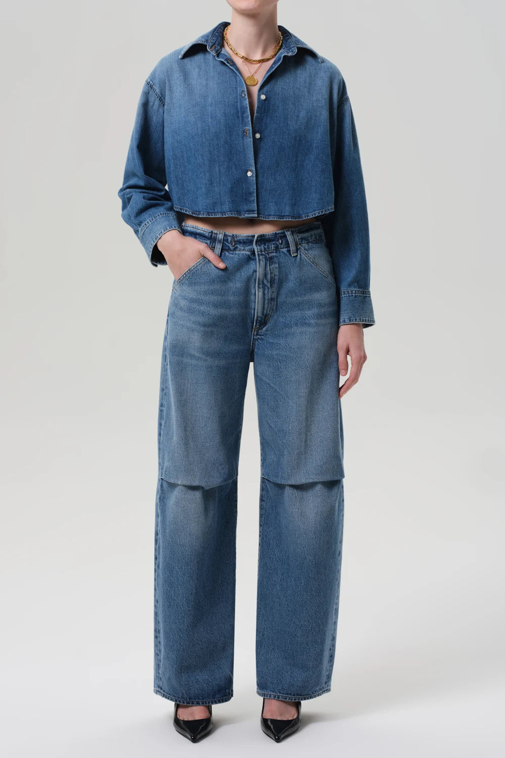 Ana Cropped Shirt Tops Citizens of Humanity