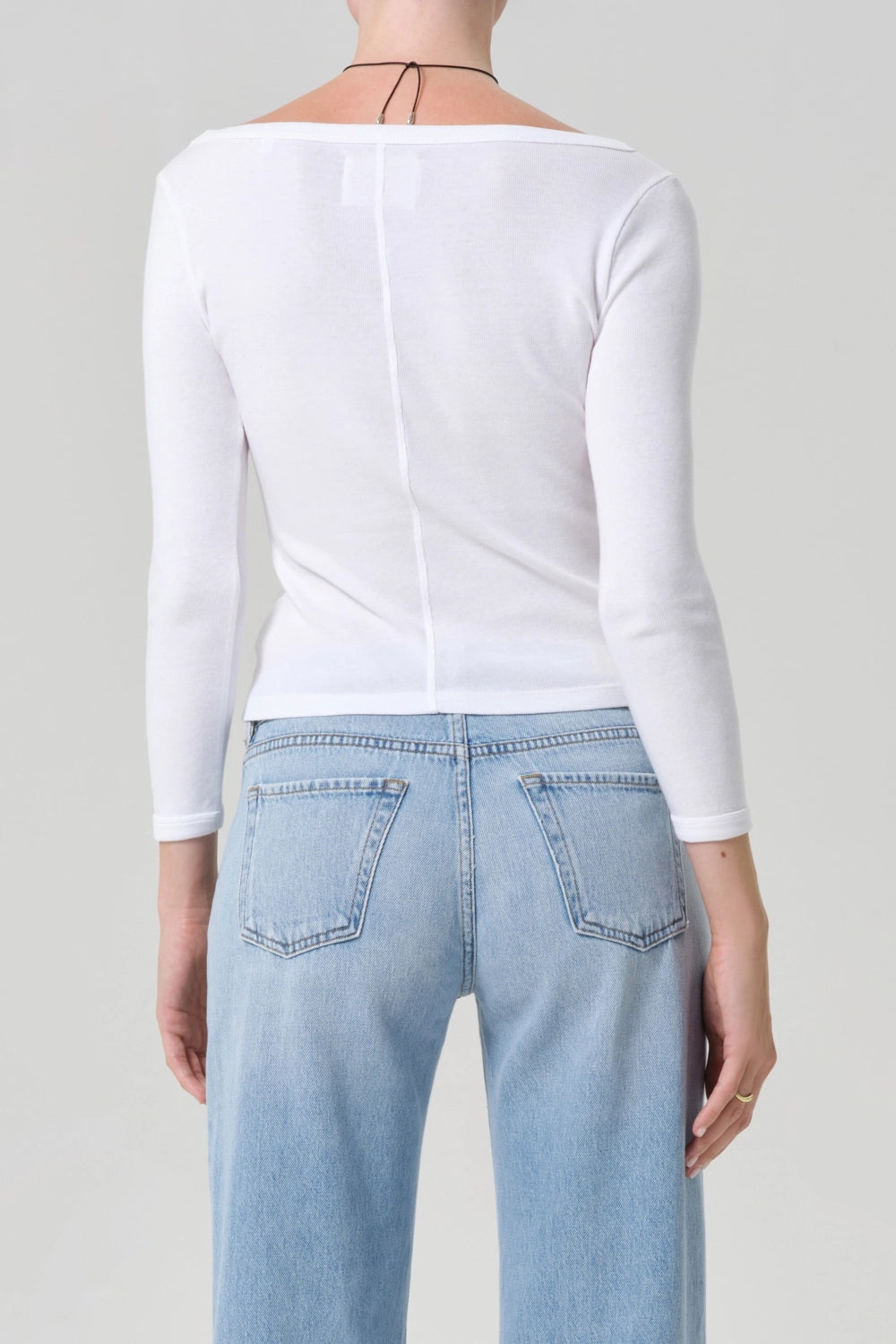 Boat Neck Slim Tee T-Shirts &amp; Tanks Citizens of Humanity
