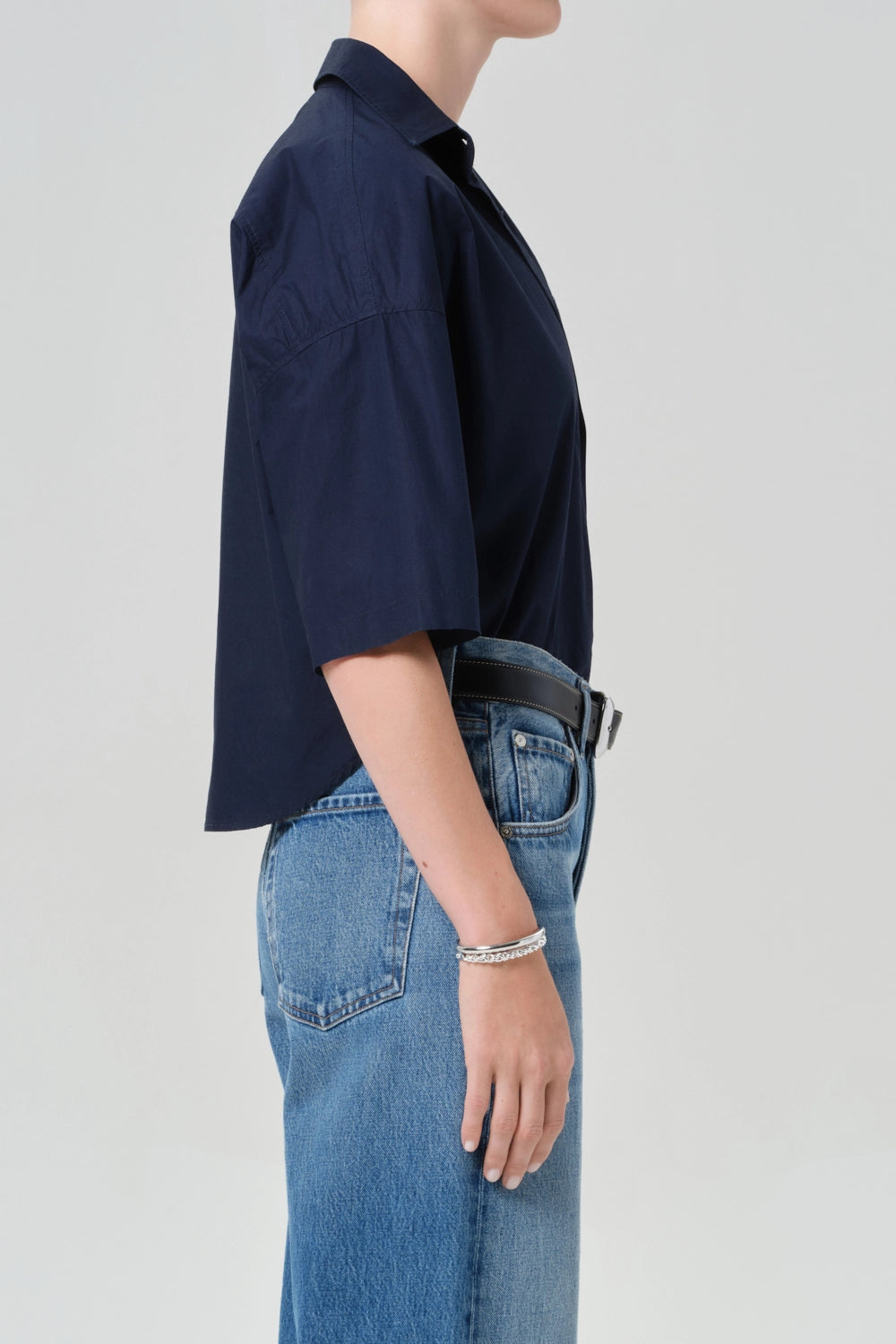 Frances Cropped Cape Button Up Tops Citizens of Humanity