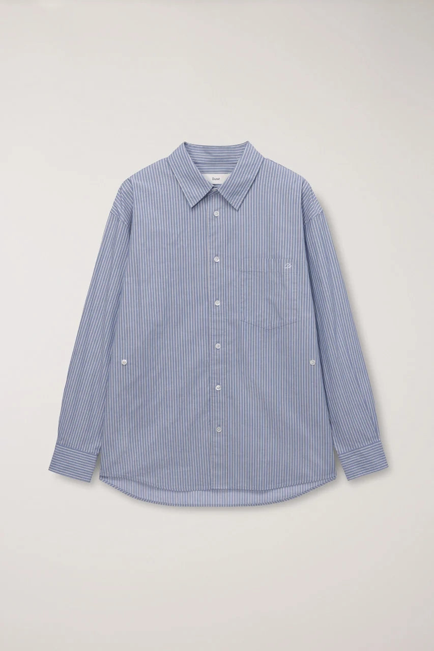 Unisex 2-Way Oversized Striped Shirt Shirts &amp; Tops Dunst